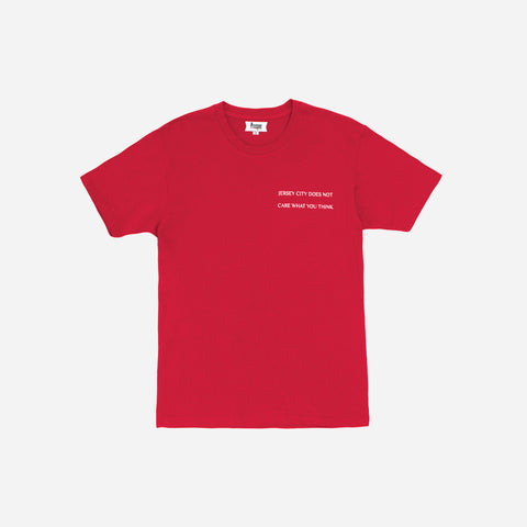 DON’T CARE S/S TEE (RED/WHITE)