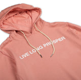LIVE LONG 2 HOODY (PINK/WHITE)