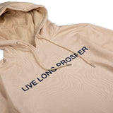 LIVE LONG 2 HOODY (NUDE/NAVY)