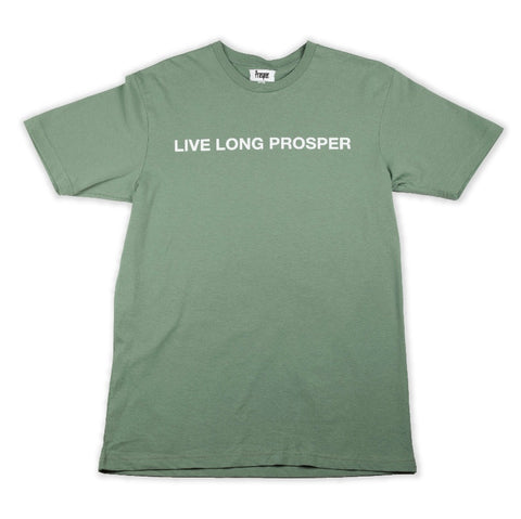 LIVE LONG 2 S/S TEE (ARTICHOKE/WHITE)
