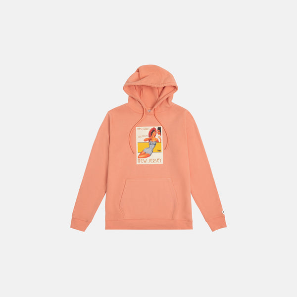 JERSEY GIRLS HOODY (PEACH)