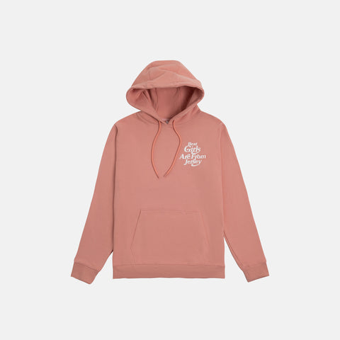 BEST GIRLS HOODY (DUSTY ROSE/WHITE)