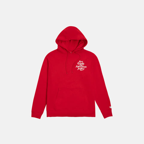 BEST GIRLS HOODY (RED/WHITE)