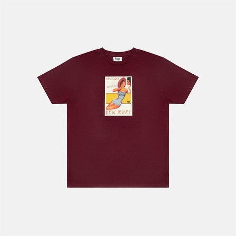 JERSEY GIRLS S/S TEE (MAROON)