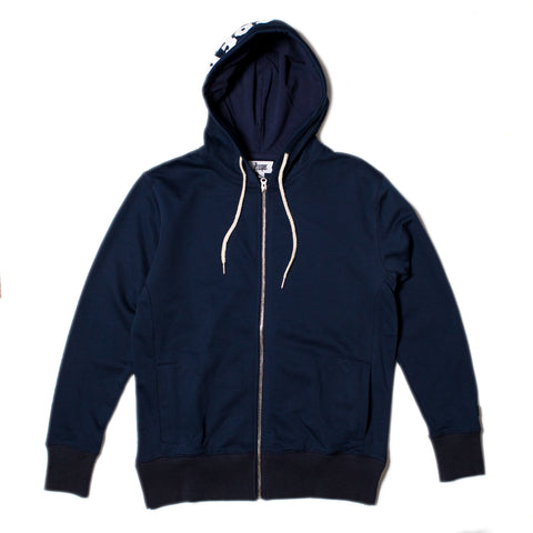 WHITNER ZIP HOODY (Navy)