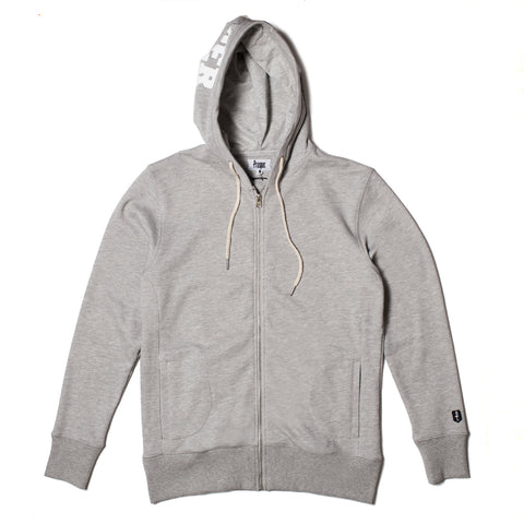 WHITNER ZIP HOODY (Heather Grey)