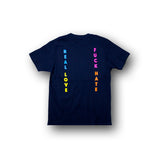 LOVE HATE S/S TEE (Navy)