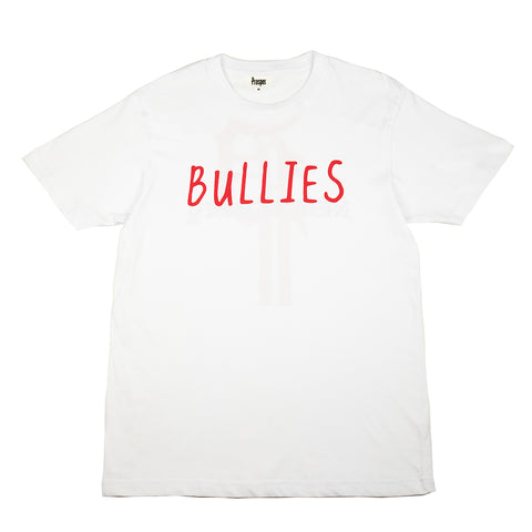 BULLIES S/S TEE (WHITE/RED)