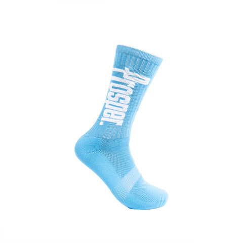PROSPER CREW 3 SOCKS (SKY/WHITE)