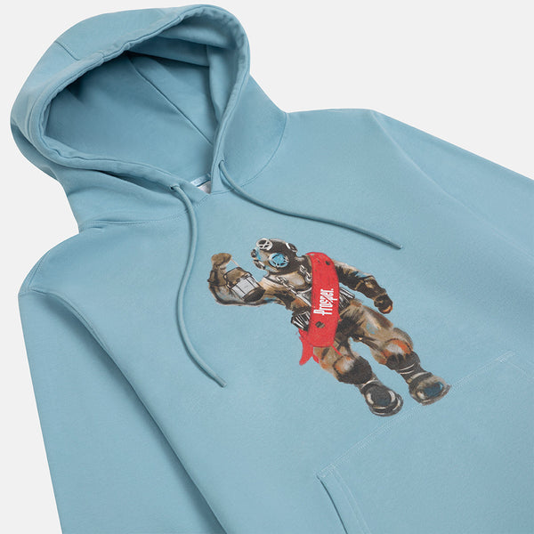 PAINTED DIVER HOODY (LIGHT BLUE)