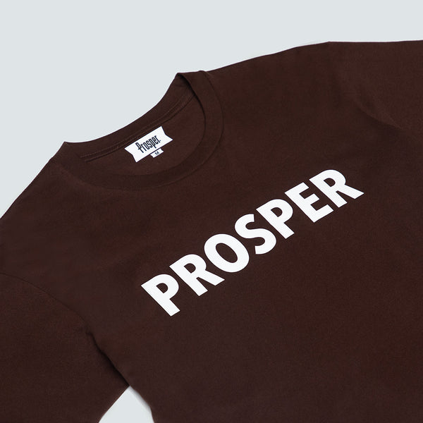 EVERY DAY S/S TEE (CACAO BROWN/WHITE)