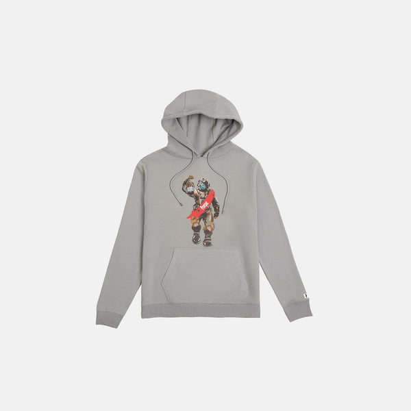 PAINTED DIVER HOODY (LIGHT GREY)
