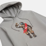 PAINTED DIVER HOODY (LIGHT GREY)