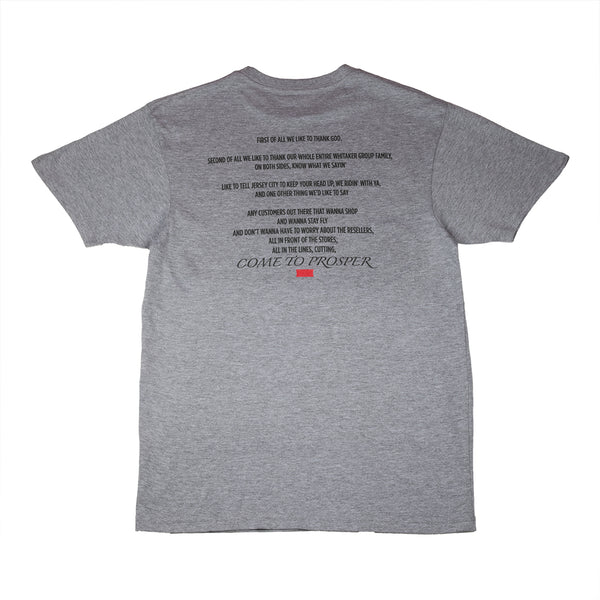 COME TO PROSPER S/S TEE (HEATHER GREY)