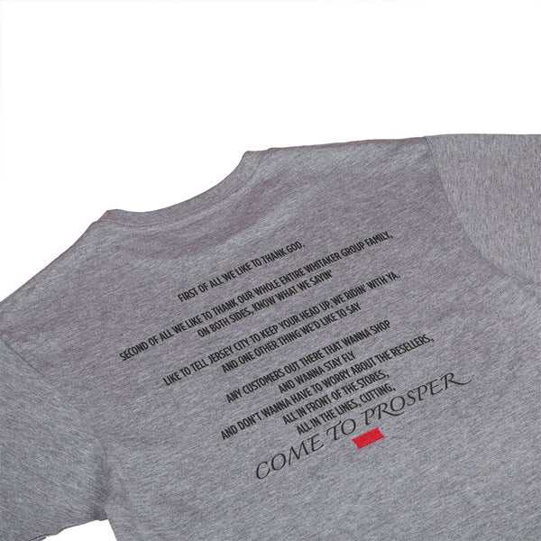 COME TO PROSPER S/S TEE (HEATHER GREY)