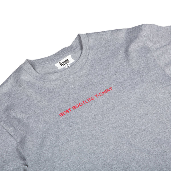 BOOTLEG S/S TEE (HEATHER/RED)