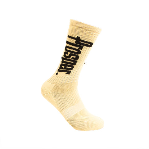PROSPER CREW 3 SOCKS (VEGAS GOLD/BLACK)