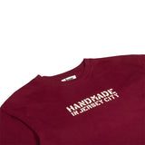 HANDMADE 2 S/S TEE (MAROON)
