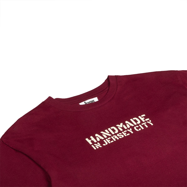 HANDMADE 2 S/S TEE (MAROON)