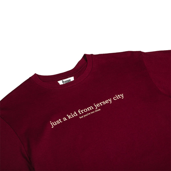 JUST A KID 3 S/S TEE (MAROON)