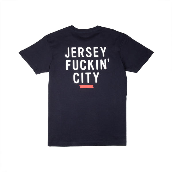 JERSEY FUCKIN CITY 2 S/S TEE (NAVY)