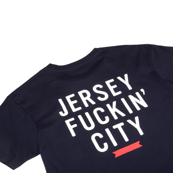 JERSEY FUCKIN CITY 2 S/S TEE (NAVY)
