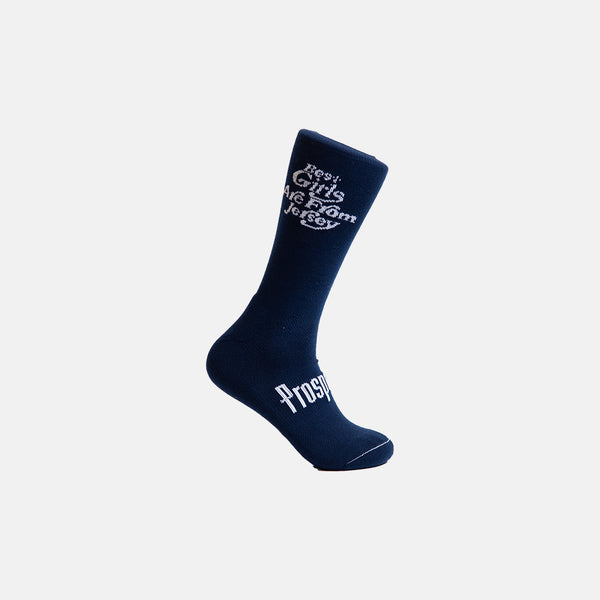 BEST GIRLS SOCKS (NAVY/WHITE)