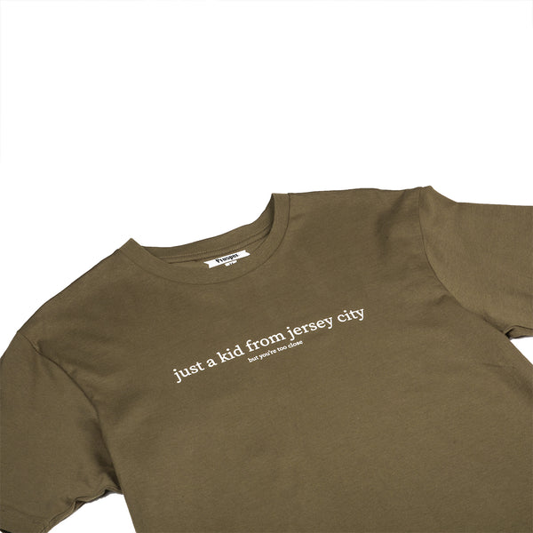 JUST A KID 3 S/S TEE (MILITARY GREEN)