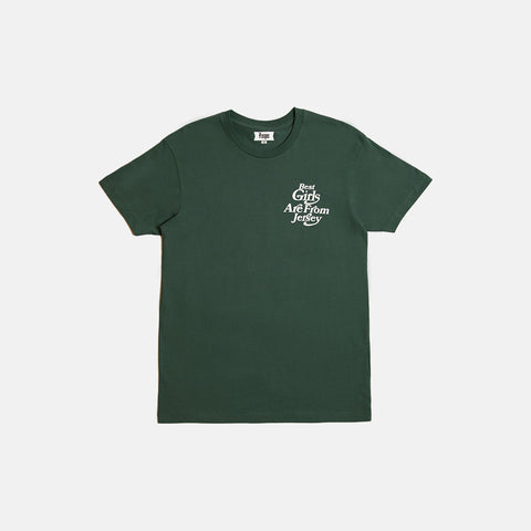 BEST GIRLS S/S TEE (PINE/WHITE)