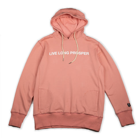 LIVE LONG 2 HOODY (PINK/WHITE)