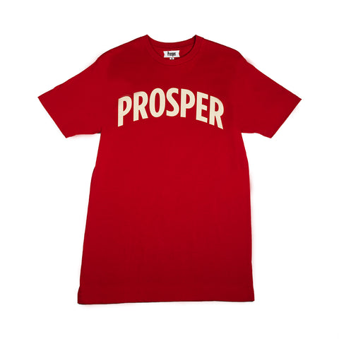 NECESSARY 2 S/S TEE (RED/CREAM)