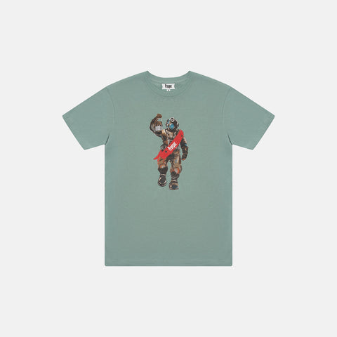 PAINTED DIVER S/S TEE (SEAFOAM)