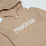 EVERY DAY HOODY (TAN/WHITE)