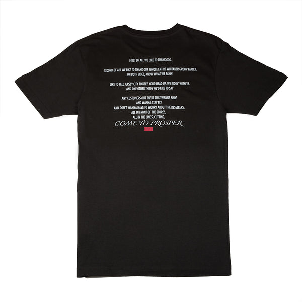 COME TO PROSPER S/S TEE (VINTAGE BLACK)