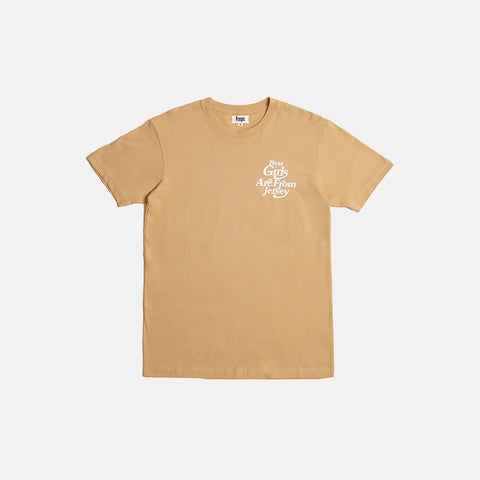 BEST GIRLS S/S TEE (VINTAGE GOLD/WHITE)