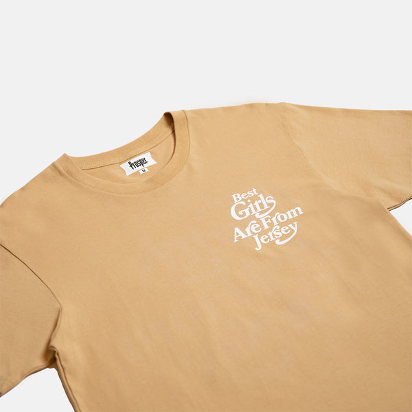 BEST GIRLS S/S TEE (VINTAGE GOLD/WHITE)