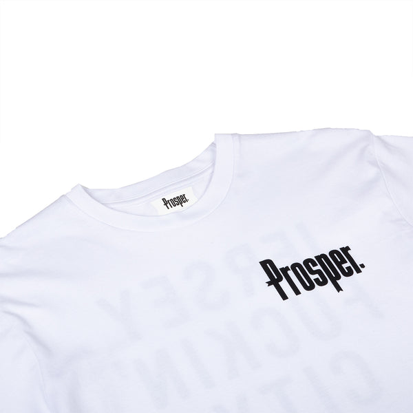 JERSEY FUCKIN CITY 2 S/S TEE (WHITE)