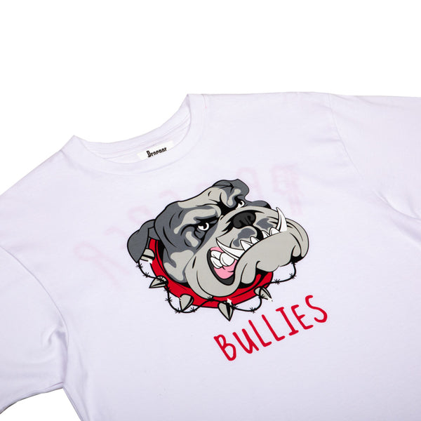BULLDOG S/S TEE (WHITE)