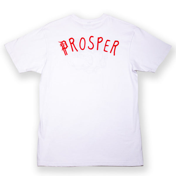 BULLDOG S/S TEE (WHITE)