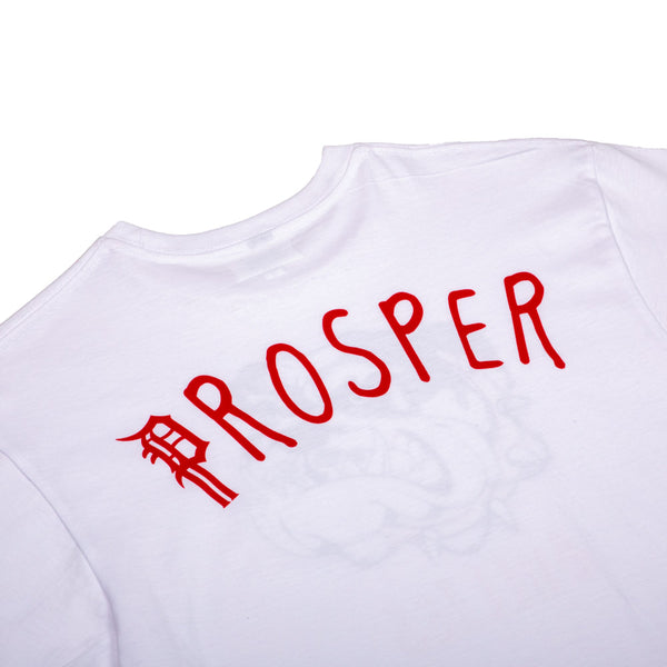BULLDOG S/S TEE (WHITE)