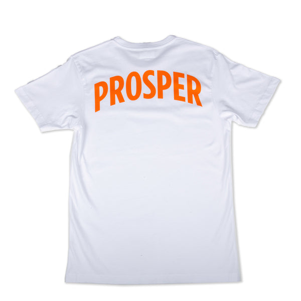 BOOTLEG S/S TEE (WHITE/ORANGE)