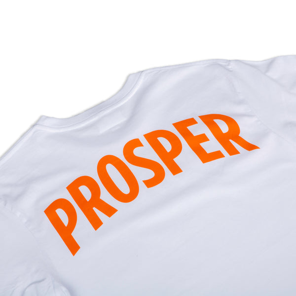 BOOTLEG S/S TEE (WHITE/ORANGE)